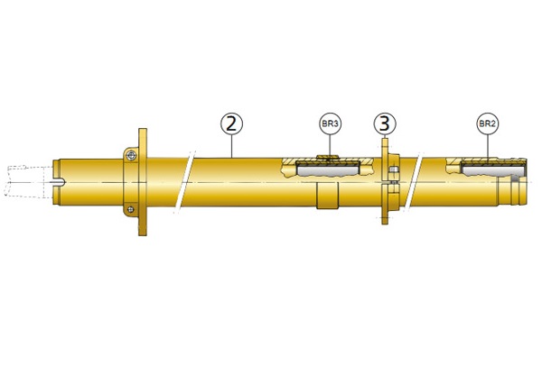 Резиновый подшипник для дейдвудной трубы типа BR3 50 мм (Третий)