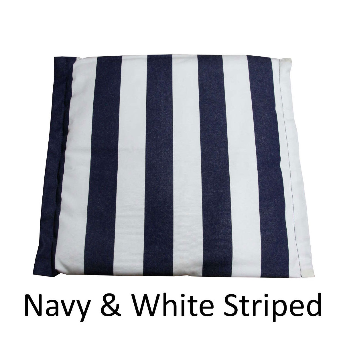 Подушка для табурета EUDE Nautic – Captains, синий и белый
